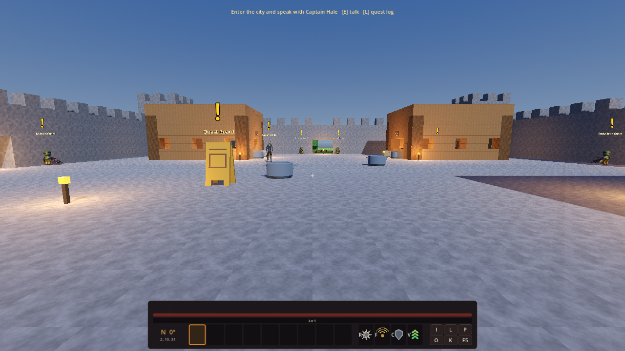The plaza of Emberhold